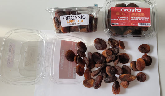 ORGANIC Dried Apricots raw Sulfite Free (TURKEY) - 250Grm